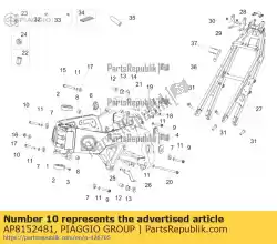 Here you can order the screw w/flange from Piaggio Group, with part number AP8152481: