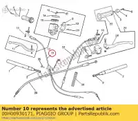 00H00930171, Piaggio Group, cable gaz derbi gilera gpr sc 125 2004 2006 2007 2008 2009 2010 2011 2012 2013 2014 2015, New