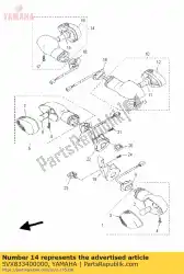 Tutaj możesz zamówić lampa b? Yskowa zespó? 2 od Yamaha , z numerem części 5VX833400000: