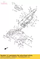 2CR212140000, Yamaha, reinf., frame rr. yamaha  yfz r yzf r 1000 2015 2016 2017 2018 2019 2020 2021, New