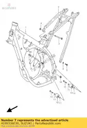 Ici, vous pouvez commander le plaque, moteur mt auprès de Suzuki , avec le numéro de pièce 4199336E30: