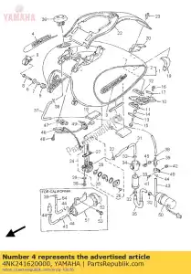 Yamaha 4NK241620000 emblema 2 - Lado inferior