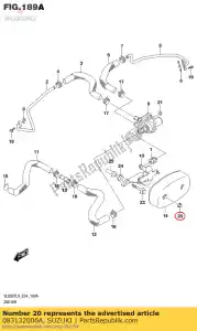 suzuki 083132006A nut - Bottom side