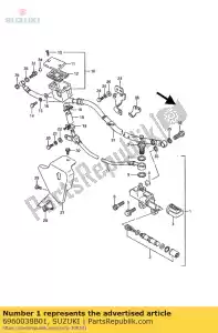 suzuki 6960038B01 cilindro, rr mst - Lado inferior