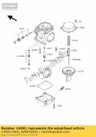 130911804, Kawasaki, houder, naaldstraal zr1100-a1 kawasaki zephyr 1100 1992 1993 1994 1995 1996, Nieuw