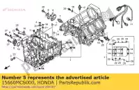 15660MCS000, Honda, finder comp., niveau d'huile honda st 1300 2002 2003 2004 2006 2007 2008 2009 2010, Nouveau