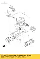 1221005F00, Suzuki, broche comp, manivelle suzuki uh burgman  uh125 125 , Nouveau