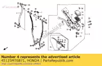 45125MT6871, Honda, mangueira, r.fr.brake honda cbr  f cbr600f 600 , Novo