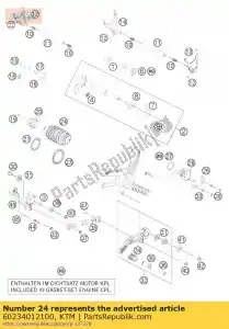 ktm 60234012100 b?ben przesuwny kpl. - Dół