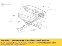 JC34100X92010, Piaggio Group, cruscotto completo aprilia scarabeo 125 2007, Nuovo