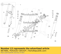 887886, Aprilia, Parapolvere, Nuovo