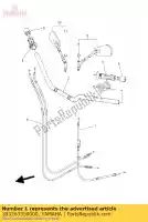 1B3263350000, Yamaha, kabel, koppeling yamaha fz 600 2004 2005 2006 2007 2008 2009, Nieuw