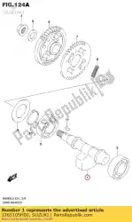 Qui puoi ordinare bilanciatore, manovella da Suzuki , con numero parte 1265105H00: