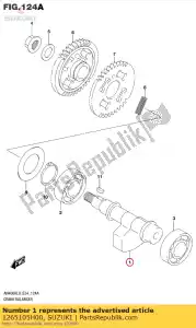 Suzuki 1265105H00 bilanciatore, manovella - Il fondo