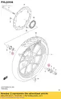 0812363017, Suzuki, Cuscinetto a sfere suzuki rg gn tu dr z an rgf gamma rgcffc gne tuxt volty sw lw ana burgman executive 250 125 650, Nuovo