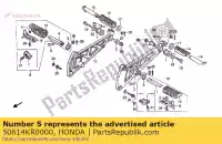 50614KR0000, Honda, plaque, côté marche principale honda xbr  s xbr500 xbr500s 500 , Nouveau