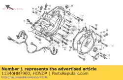 Aquí puede pedir cubierta comp, trasera de Honda , con el número de pieza 11340HN7900: