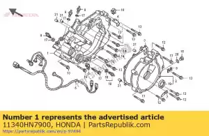 Honda 11340HN7900 cubierta comp, trasera - Lado inferior