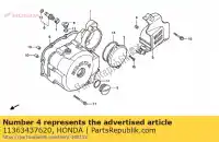 11363437620, Honda, caucho, rr. montaje de la cubierta honda nx 125 1989, Nuevo