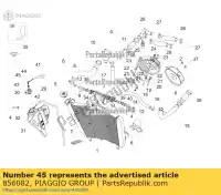 856082, Piaggio Group, Unione a 2 vie aprilia  rsv4 tuono scarabeo tuono tuono v tuono v4 1100 rr (apac) zd4kb000 zd4kg000 zd4kga00 zd4kgb zd4kgb00 zd4kgu zd4kgu00 zd4kgua0 zd4kgua1 zd4ky zd4kya00 zd4kyb zd4kyb00 zd4kyua zd4tyg00, zd4tycc0 zd4tyh00, zd4tycc1 zd4tyu00 zd4tyua0 100 900 1000 110, Nuovo
