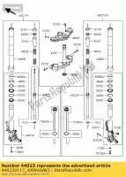 440230117, Kawasaki, zestaw cylindra-widelca, lewa kawasaki zx10r ninja j k z sugomi edition  g anniversary f sx klz versys b winter test krt replica abs zx1000 s m r zx1000sx z1000sx 1000 , Nowy