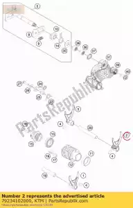 ktm 79234102000 forcella del cambio 2.-4. ingranaggio - Il fondo