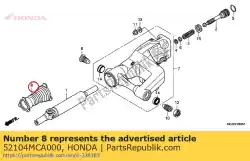 Tutaj możesz zamówić but, przegub od Honda , z numerem części 52104MCA000: