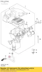 Aqui você pode pedir o tubo, respirador em Suzuki , com o número da peça 1385011J00: