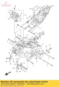 yamaha 2C0222410000 bolt 1 - Bottom side