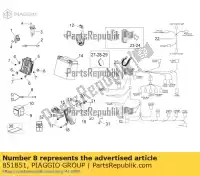 851851, Piaggio Group, gearchange wiring aprilia  mana na zd4rc000, zd4rca00, zd4rc001, zd4rcc00 zd4rcb00, zd4rcc01, zd4rce00 850 2007 2008 2009 2010 2011 2016, New