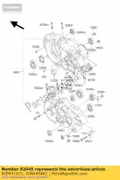 920451011, Kawasaki, Rolamento de esfera, # 6305 kawasaki kx  e b gpz d c ex305 gpz305 belt drive kx500 500 305 , Novo