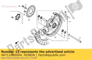 Honda 44712400004 tubo, pneumatico (dunlop) - Il fondo