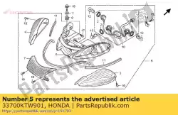 Tutaj możesz zamówić lekki zestaw., rr.combinat od Honda , z numerem części 33700KTW901: