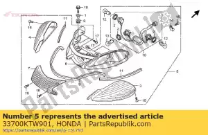 Honda 33700KTW901 lekki zestaw., rr. combinat - Dół