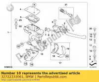 32722333061, BMW, vis à tête fraisée - m6x25 8.8 bmw   900 1100 1150 1200 1996 1997 1998 1999 2000 2001 2002 2003 2004 2005 2006 2007 2008 2009, Nouveau