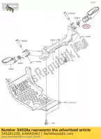 340281238, Kawasaki, étape, rh kawasaki kx  b klx a c l d kx60 klx110 klx110l 60 110 , Nouveau