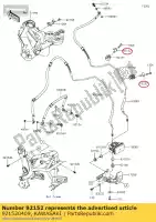 921520409, Kawasaki, ko?nierz kawasaki er6n  d a er6f b kle versys e klz f ninja ex krt edition sl z er650 bx250 c abs br250 ex650 er 6f 6n 300 1000 250sl 650 z250sl z300 ex300 300se kle650 650l lams 250 , Nowy