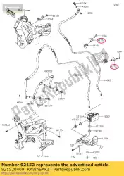 Qui puoi ordinare collare da Kawasaki , con numero parte 921520409: