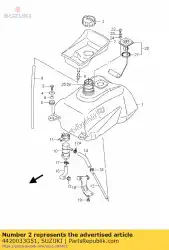 Qui puoi ordinare tappo, carburante t da Suzuki , con numero parte 4420033G51: