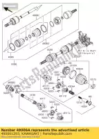 490061293, Kawasaki, boot,coupling klf400-b3 kawasaki klf kvf 300 400 2000 2001 2002 2003 2004 2005 2006, New