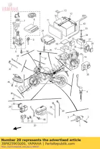 yamaha 39P825903000 wire harness assy - Bottom side