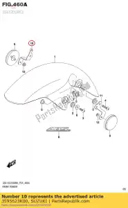 suzuki 3595623K00 staffa, lato anteriore rr, r - Il fondo