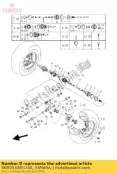 Here you can order the double off set joint from Yamaha, with part number 5KM2530W1200: