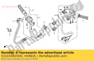 Honda 53165422000 grip, r. omgaan met - Onderkant