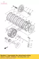 902011755800, Yamaha, rondelle, plaque (1n1) yamaha  rx yz 65 85 100 1996 2002 2003 2004 2005 2006 2007 2008 2009 2010 2011 2012 2013 2014 2015 2016 2017 2018 2019 2020 2021, Nouveau