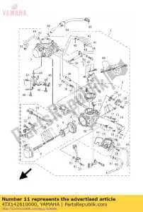 yamaha 4TX142610000 titulaire - La partie au fond