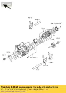 kawasaki 131510006 switch-comp, neutral kx250-n1 - Lado inferior