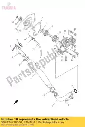 Here you can order the cover, housing from Yamaha, with part number 5B4124220000: