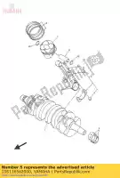 13S116562000, Yamaha, vlaklager, drijfstang yamaha yzf r 600 2008 2009 2010 2011 2012 2013 2014 2015 2016, Nieuw