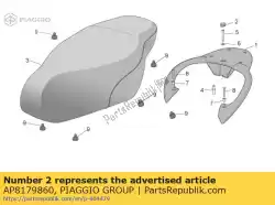 Tutaj możesz zamówić pokrywa od Piaggio Group , z numerem części AP8179860: